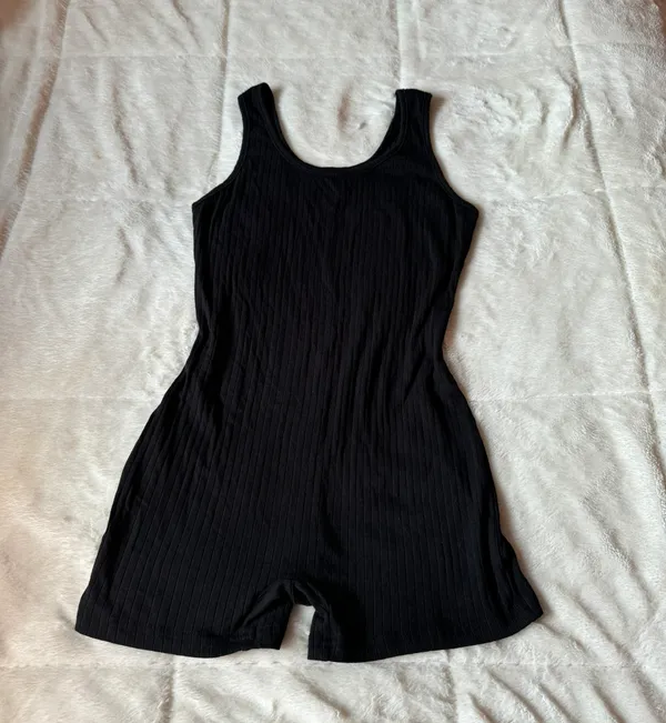 Black Athletic Romper - Image 3