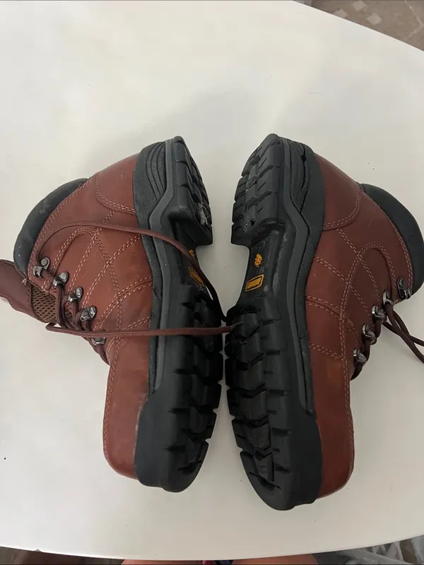 Wolverine Davis EAA Moc Safety Toe Brown Work / Hiking Boots Heavy Womens 8M - Image 3