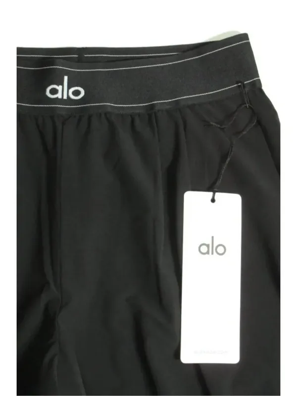 NWT Alo W51432R Suit Up Trouser (Regular) in Black Wide Leg Pants XS - Image 3