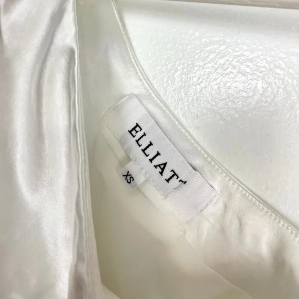 ELLIATT Cassini One-Shoulder Dress in Ivory Size X-Small - Image 6