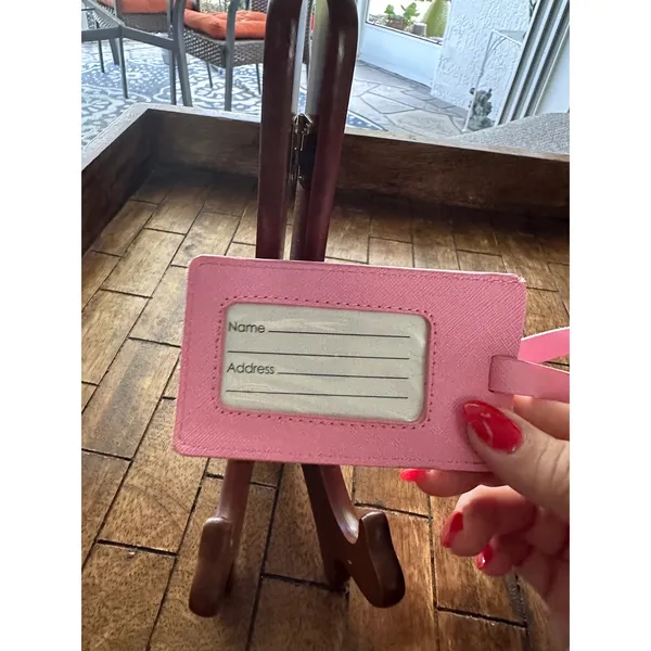 Marc Tetro Pink Yorkie Passport Cover‎ and Luggage Tag Set Travel Accessories - Image 8