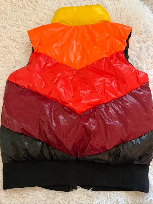 Love & Sports Colorblock Puffer Vest Women’s Small - Image 7