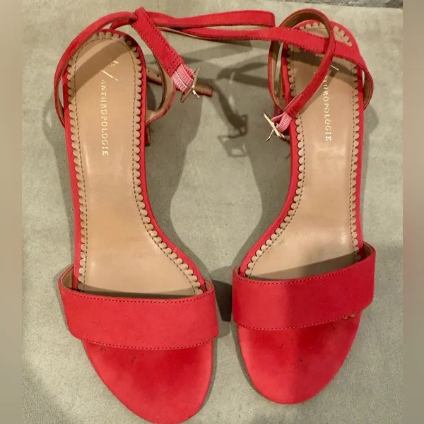 Anthropologie Tia Heeled‎ Sandals Size 8 - Image 3