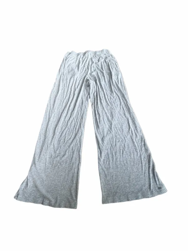 Trendy Queen Women's Gray Ribbed Pants Size L - Image 2