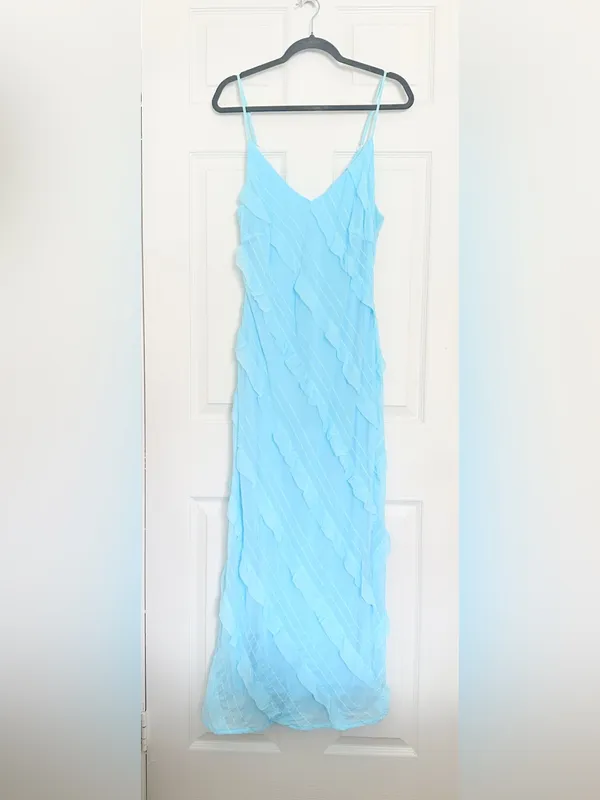 Princess Polly Lars Maxi Dress – Turquoise – US 10 - Image 11