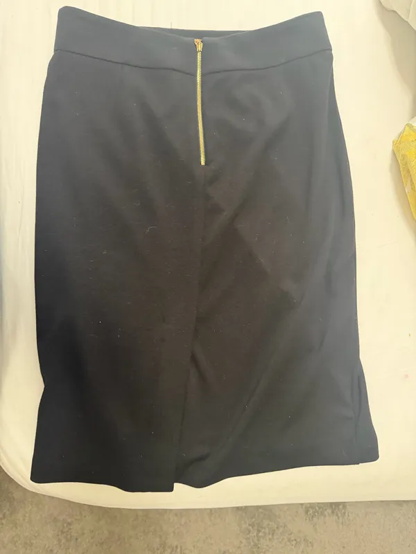 New York & Company Black Studded Stretch Pencil Skirt - Image 3