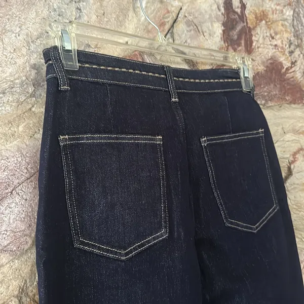 Commense Wide Leg Denim Jeans size small Blue - Image 6