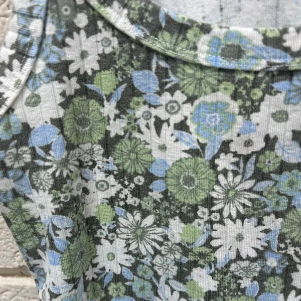 Aerie Green Floral Tank size S - Image 3