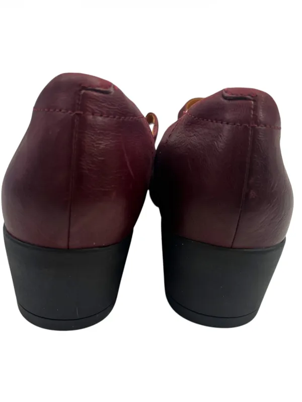 Dansko Callista Burnished Nubuck mary Jane shoes Wine sz 40 - Image 4