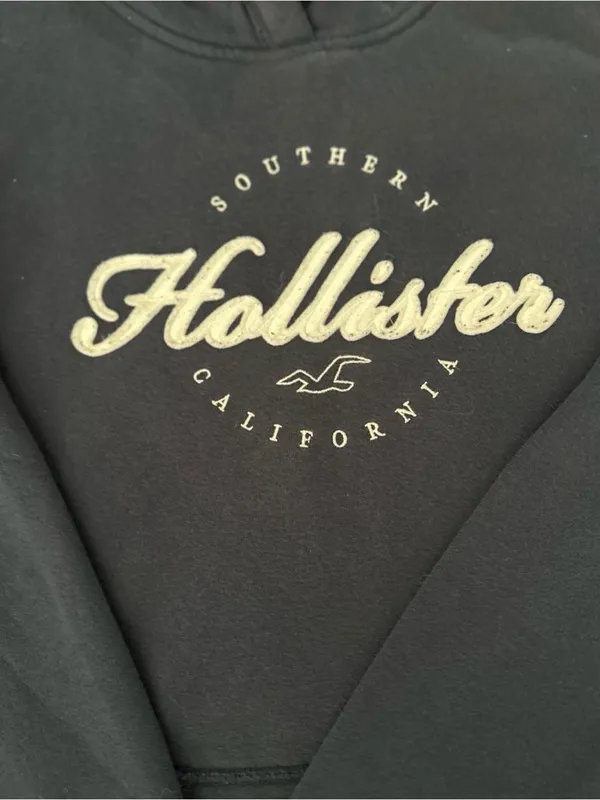 Hollister Navy Hoodie Size Medium 0411 - Image 2