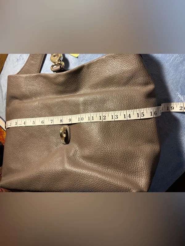 Dooney & Bourke Chocolate Brown Hobo Bag - Image 6