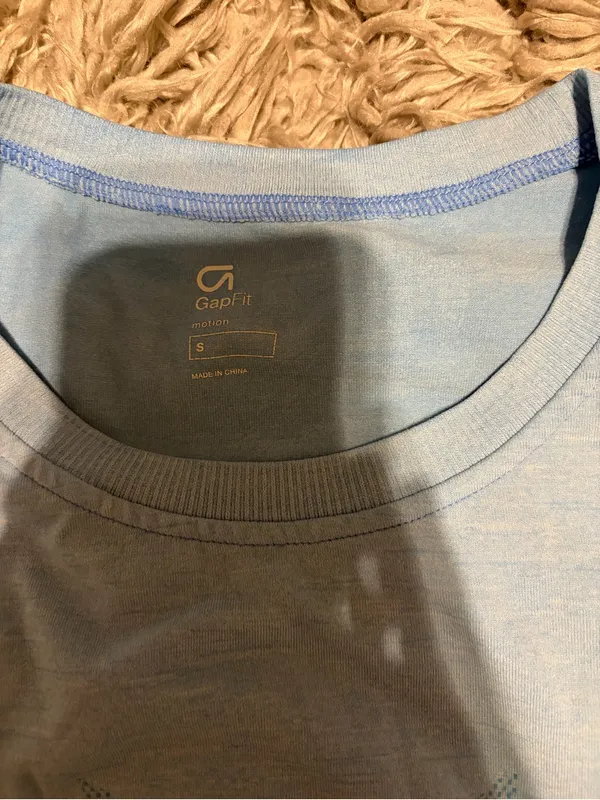 GAP Light Blue Crewneck Long Sleeve Top - Image 2