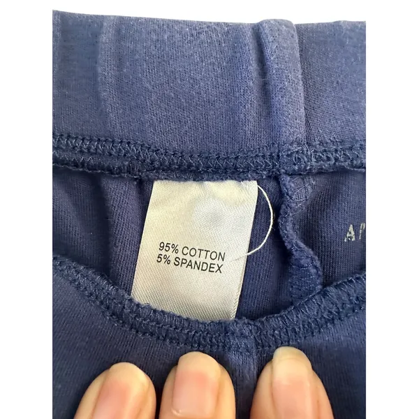 Appleseed's Blue Button Detail Wide Leg Dress Pants Women Sz S - Image 3