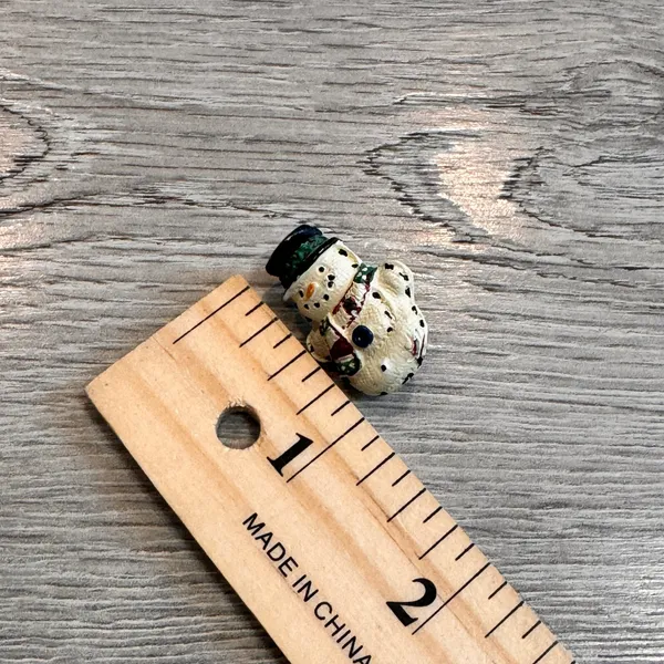 Vintage‎ Snowman Pin Brooch Holiday Christmas Winter Accessory Cute Fun - Image 4