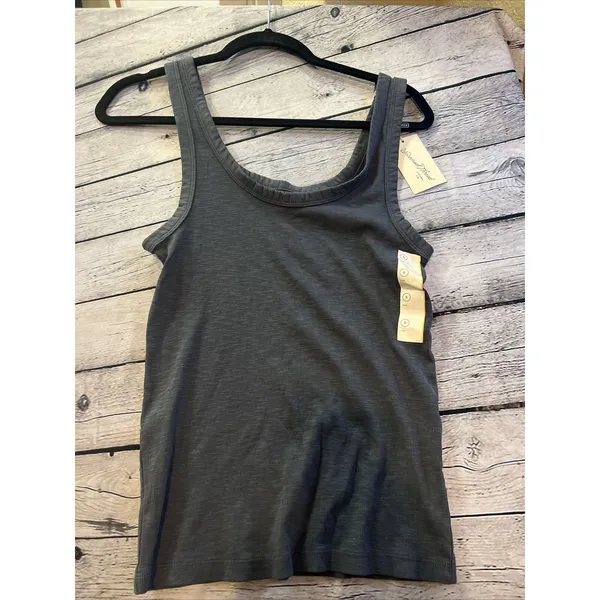Universal Threads Ribbed TankTop Steel Gray Women's Size Small NWT - Image 2