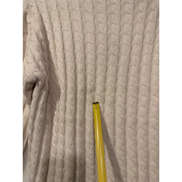 Philosophy Republic Clothing Cream Cable Knit Mock Neck Sweater‎ Small - Image 2