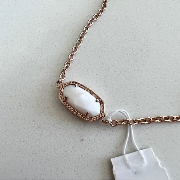 Kendra Scott Elaina Rose Gold Adjustable Chain Bracelet NWT - Image 2