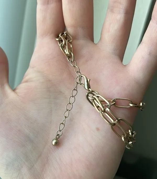 Gold Charm Bracelet - Image 2