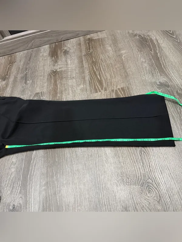 Black Pull On High Rise Pants Size L - Image 8
