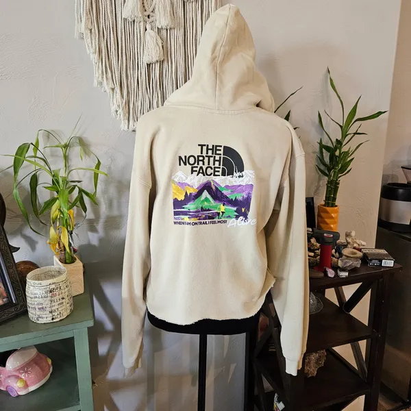 The North Face Hoodie Cropped Woman’s size Medulla - Image 3