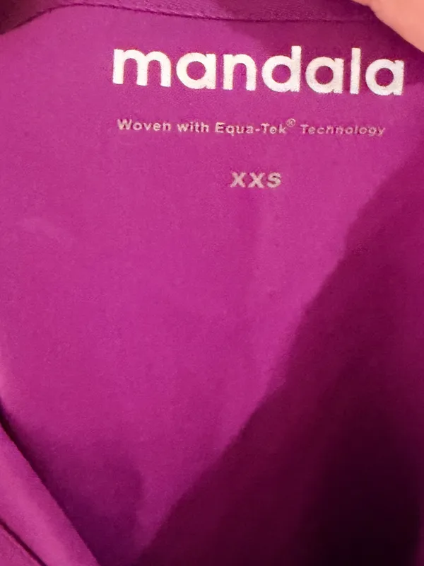 Mandala Scrub Shirt Size XXS - Image 5