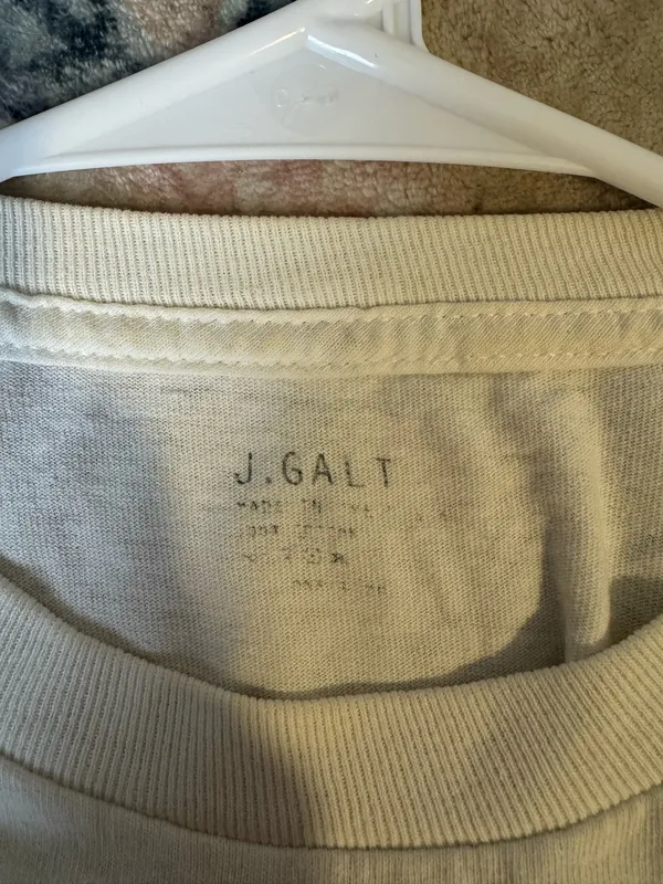 John Galt Top Crop White - Image 2