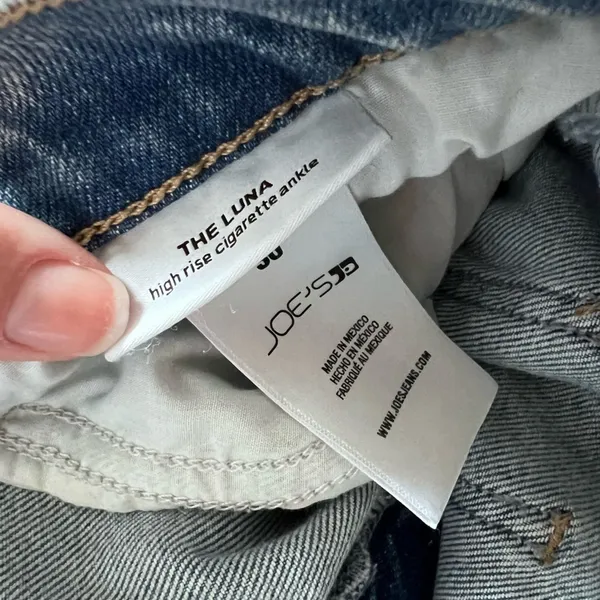 Joe's Jeans The Luna High Rise Straight Ankle Jeans Mariposa Wash size 30 - Image 5