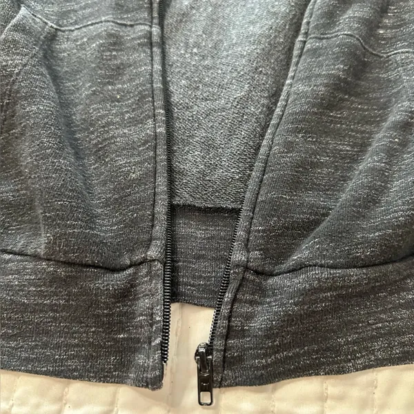 PINK Victoria's Secret Charcoal Hoodie with Logo - Image 12