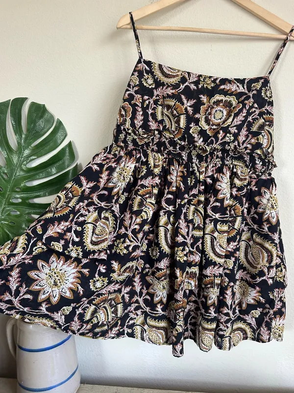 NWOT Anthropologie Celandine Straight-Neck Tiered Mini Dress - Image 11