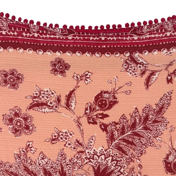 Free People Women's My Love Mini Dress Pink Size XS Boho Pom Pom Balloon Sleeves - Image 7