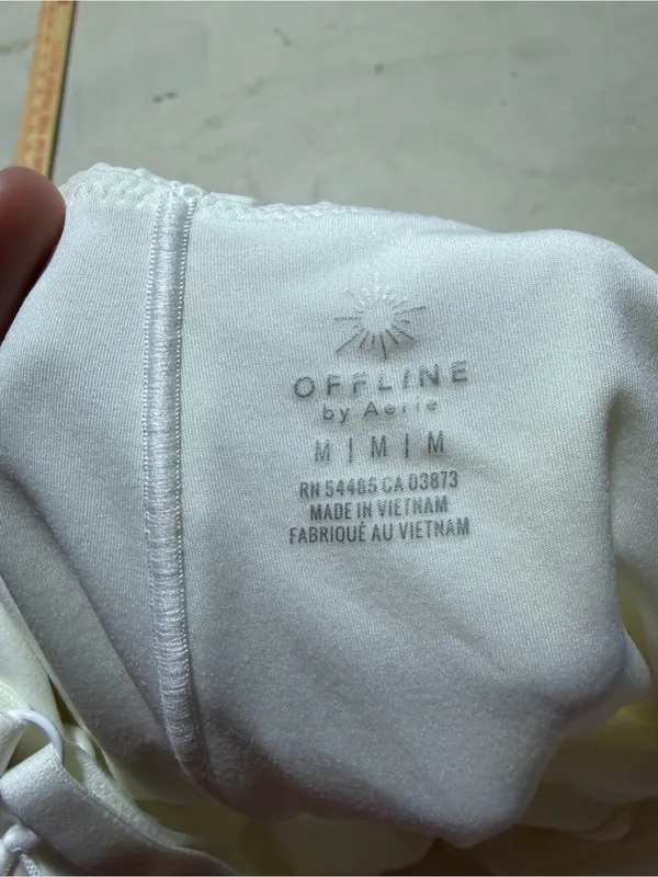 Aerie offline White Ruffle-Hem tennis Dress built in shorts medium - Image 5
