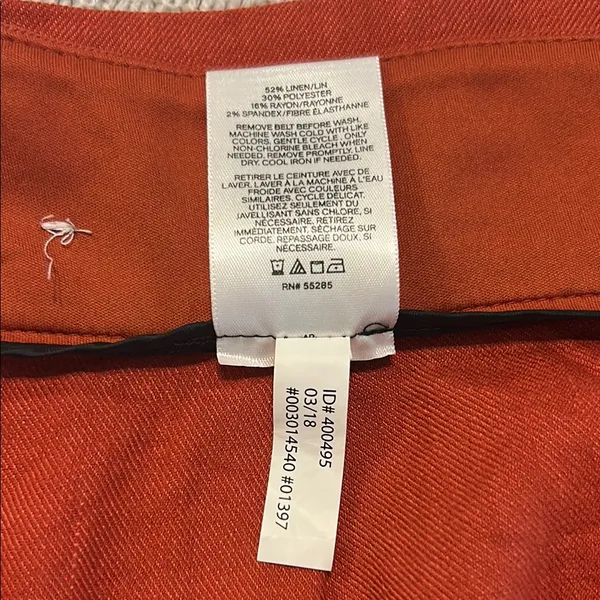 Express High Waist Red Shorts - Image 7