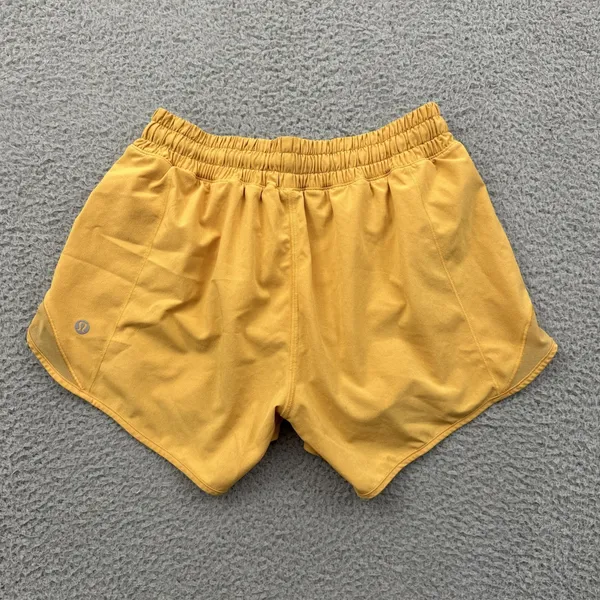 Lululemon Hotty Hot Shorts Low Rise 2.5" Mango Dream Orange Athletic Women's 4 - Image 2