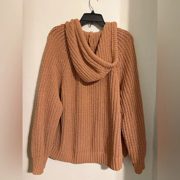 Aerie Warm V-Neck Sweater in Brown - Image 4