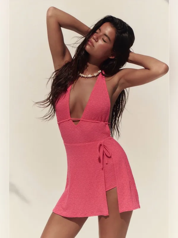 Free people Tegan romper beetroot NWT XL $68 - Image 3