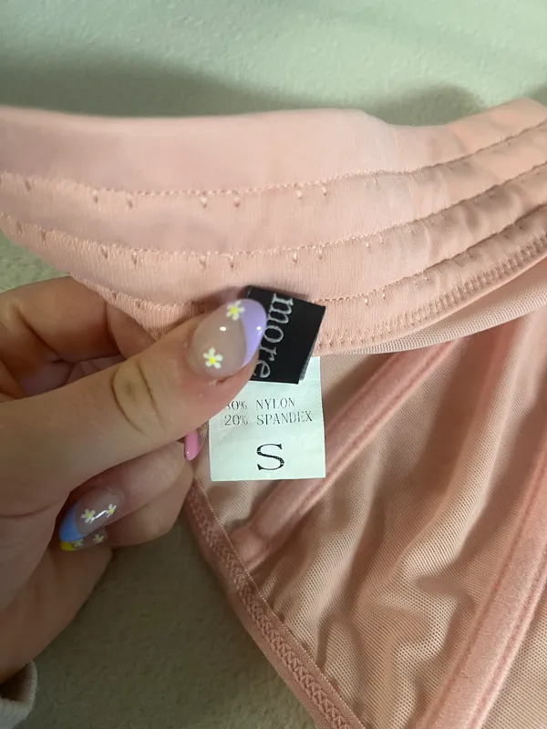 Amazon Sheer/Pink Lace Corset Top - Image 5