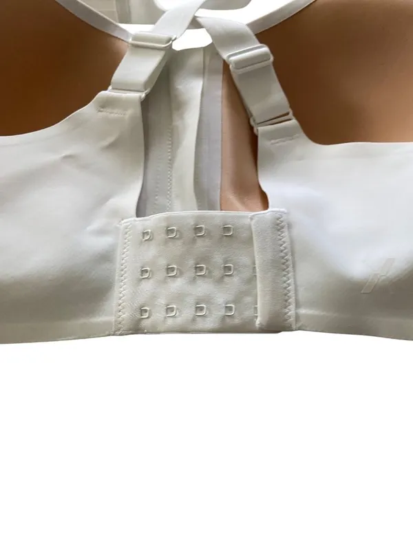 Knix Catalyst Front Zip Sports Bra White Size 5 (XL) High Impact Support Workout - Image 8