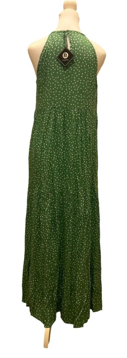 Faroro - Sleeveless Long Boho Halter Maxi Dress - Image 5