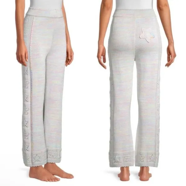 LoveShackFancy Toro Knit‎ Pants- Pastel Rainbow - Image 4