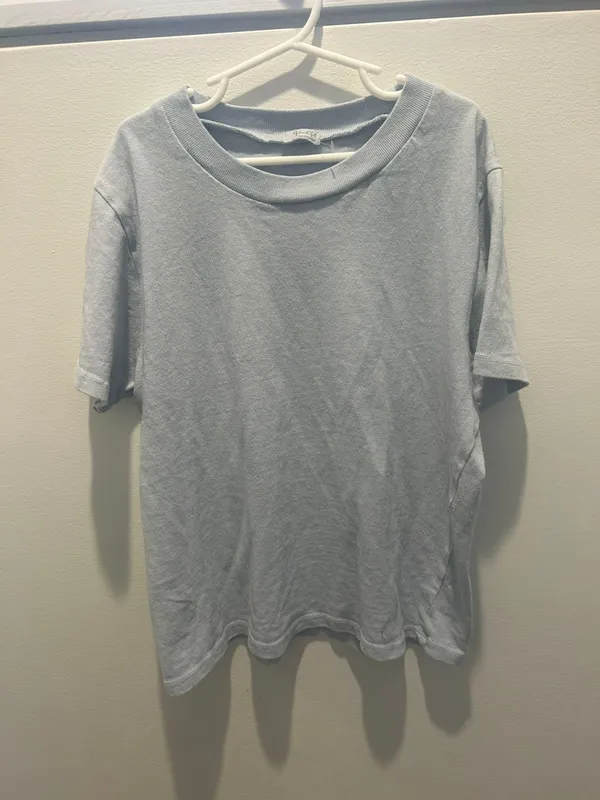 Brandy Melville John Galt Light Blue Tee Shirt - Image 6