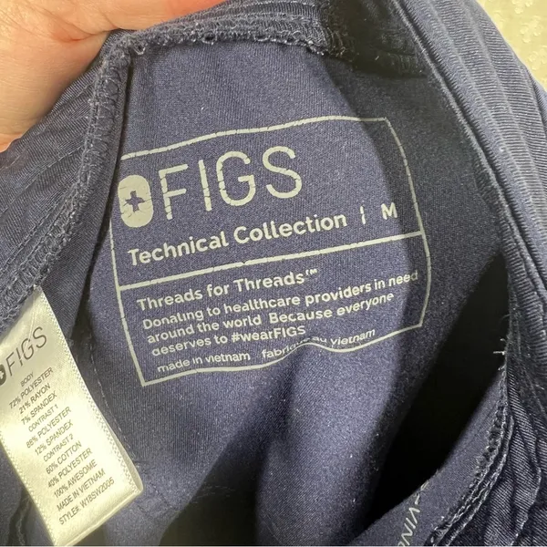 Figs Dark Blue‎ Zamora Scrub Pants - Image 6