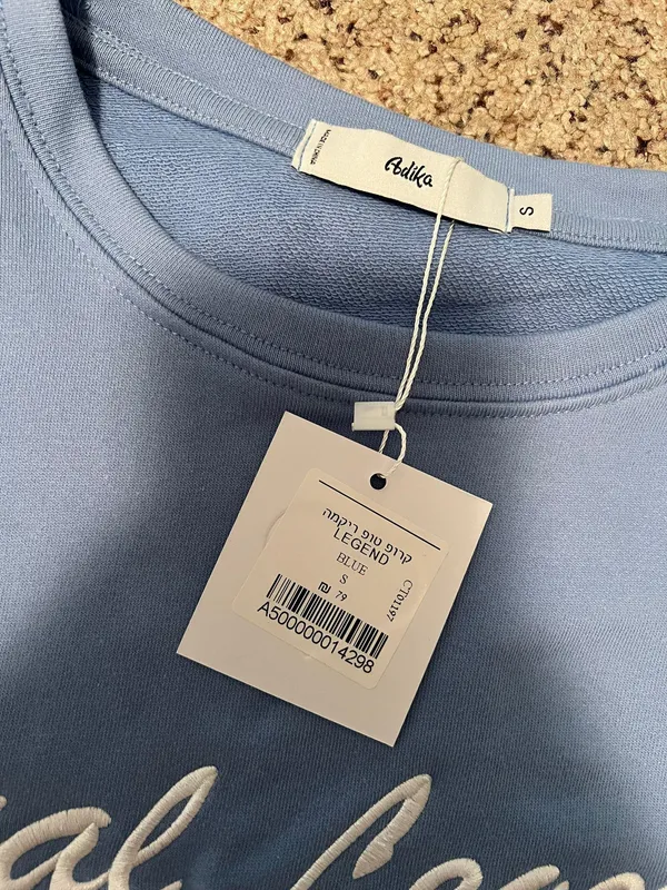 Adika Legend Blue Crop Top - Image 3