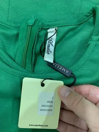 Nwt Amelia Dress Sz 2 Green - Image 2