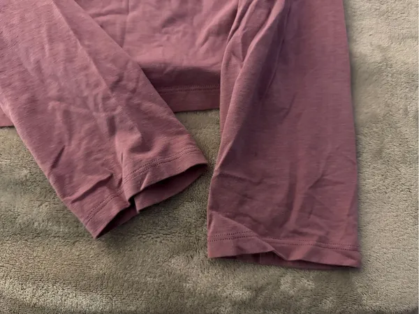 lululemon athletica Classic-Fit Cotton-Blend Long Sleeve VLVD 10 in Velvet Dust - Image 6