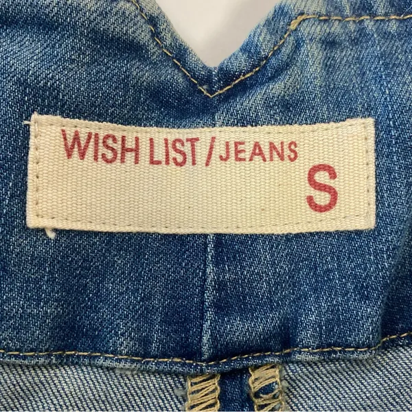 Wishlist High Rise Bell Bottom Flare Raw Hem Light Wash Jeans - Size Small - Image 11