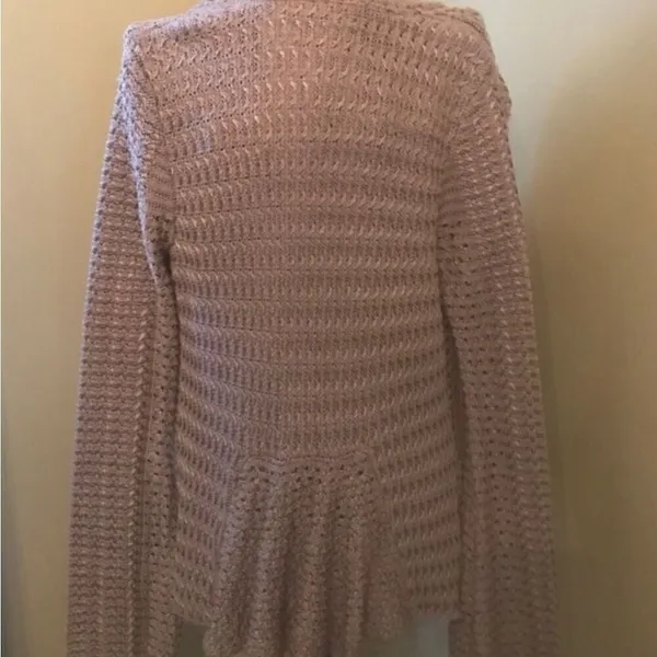 *30of3*‎ NWOT. Inc International Concept. Dusty Mauve Open Knit Cardigan (M) - Image 3