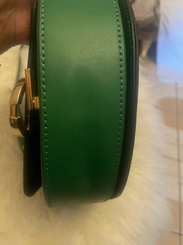 Green Borse In Pellle bag - Image 4