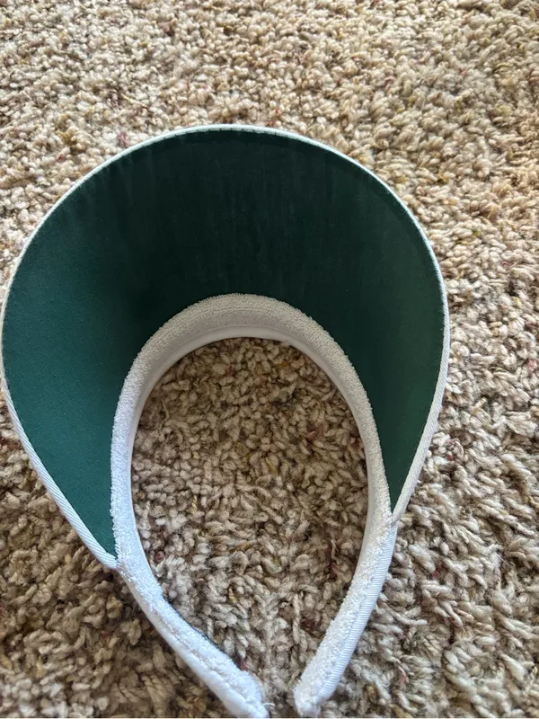 Indian Wells Tennis Garden White Sun Visor - Image 3
