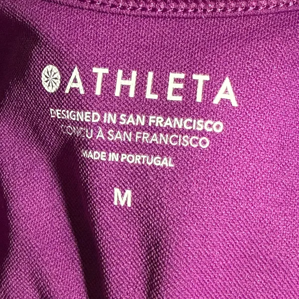 Athleta Womens Solace Seamless Low Impact‎ Sports Bra Purple Size Medium - Image 2
