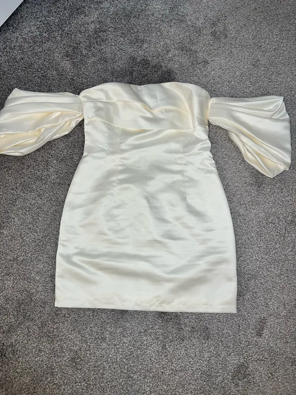 Petal & Pup Mini White Dress - Image 2